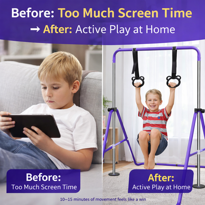 FOXIORA Adjustable Kids Gymnastics Bar