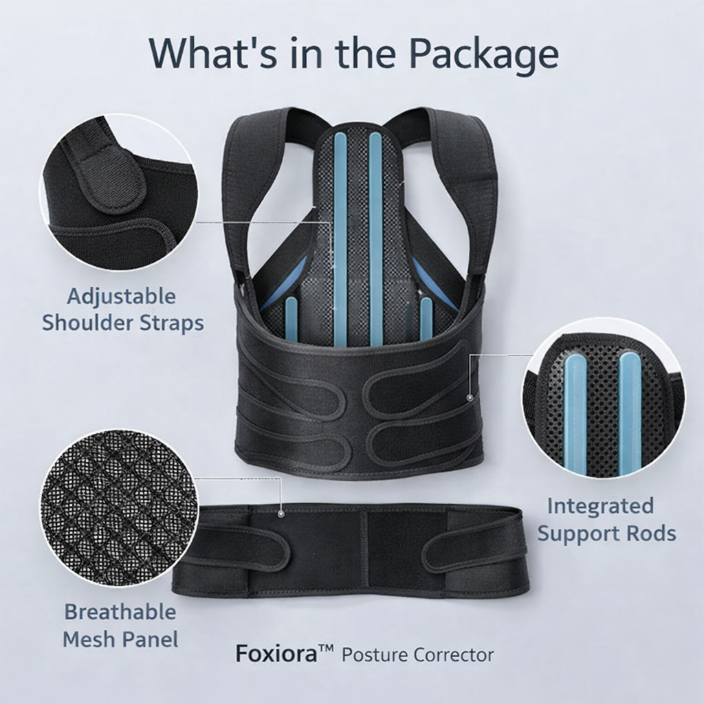 Foxiora™ Posture Corrector Back Support Belt