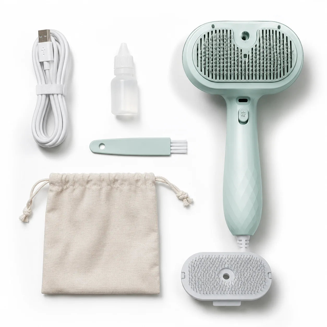 Foxiora SteamGroom Pro box contents and included accessories