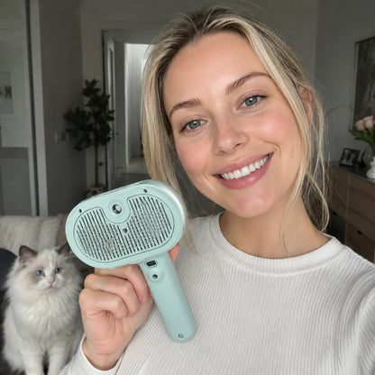 Foxiora SteamGroom Pro customer selfie proof