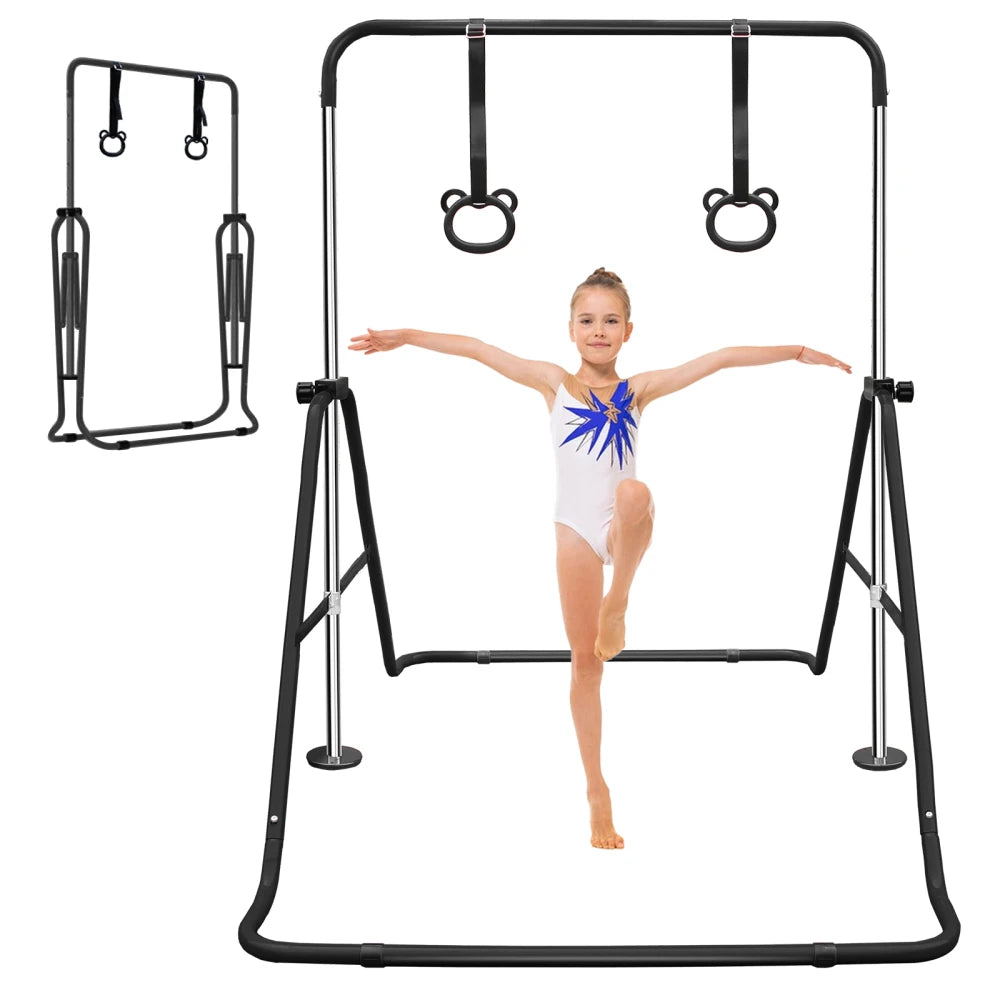 FOXIORA Adjustable Kids Gymnastics Bar