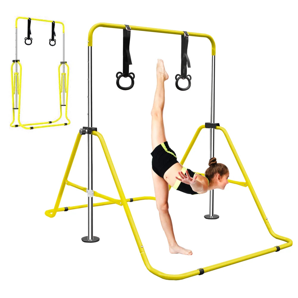 FOXIORA Adjustable Kids Gymnastics Bar