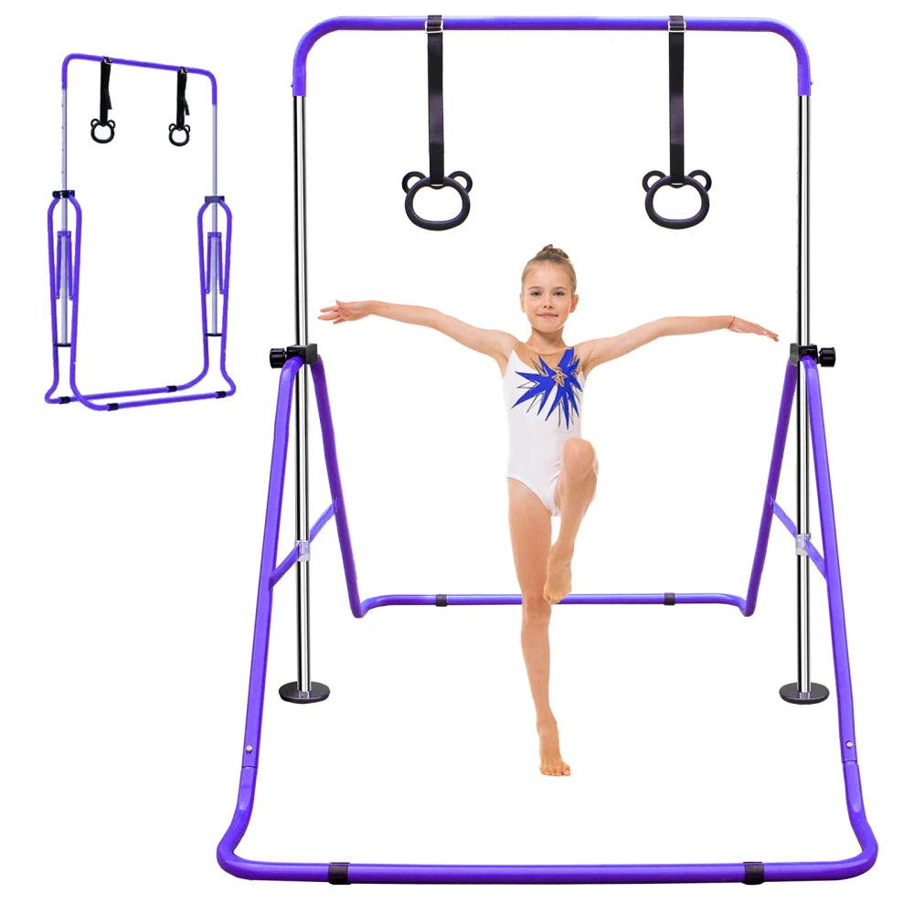 FOXIORA Adjustable Kids Gymnastics Bar
