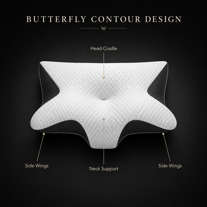 Foxiora™ Ergonomic Cervical Memory Foam Pillow