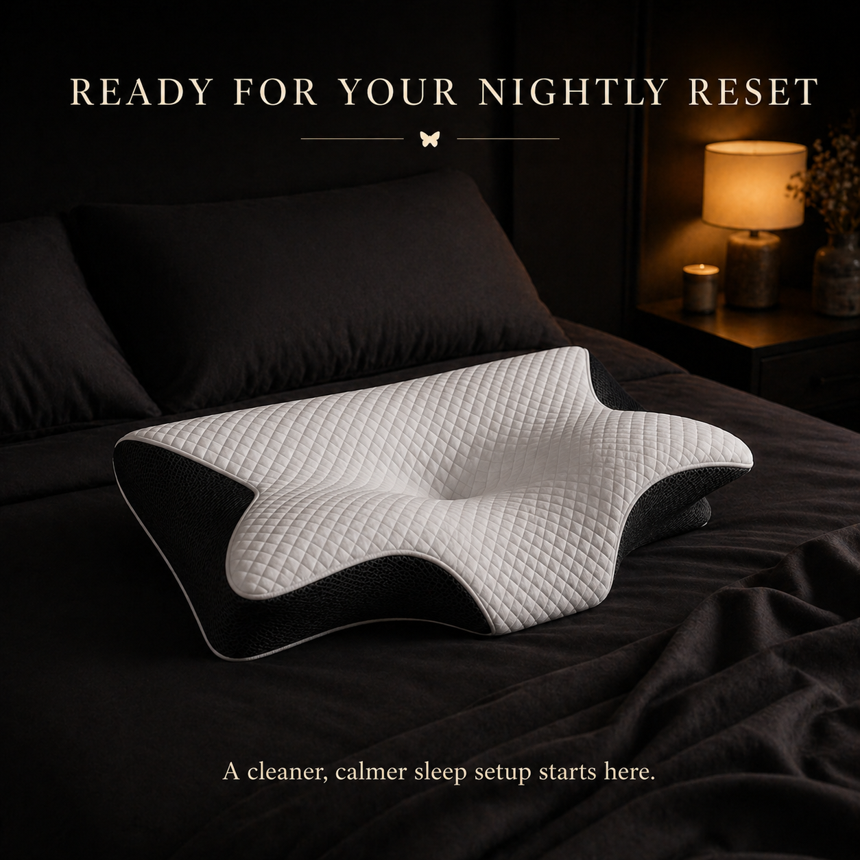 Foxiora™ Ergonomic Cervical Memory Foam Pillow