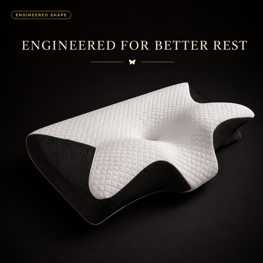 Foxiora™ Ergonomic Cervical Memory Foam Pillow