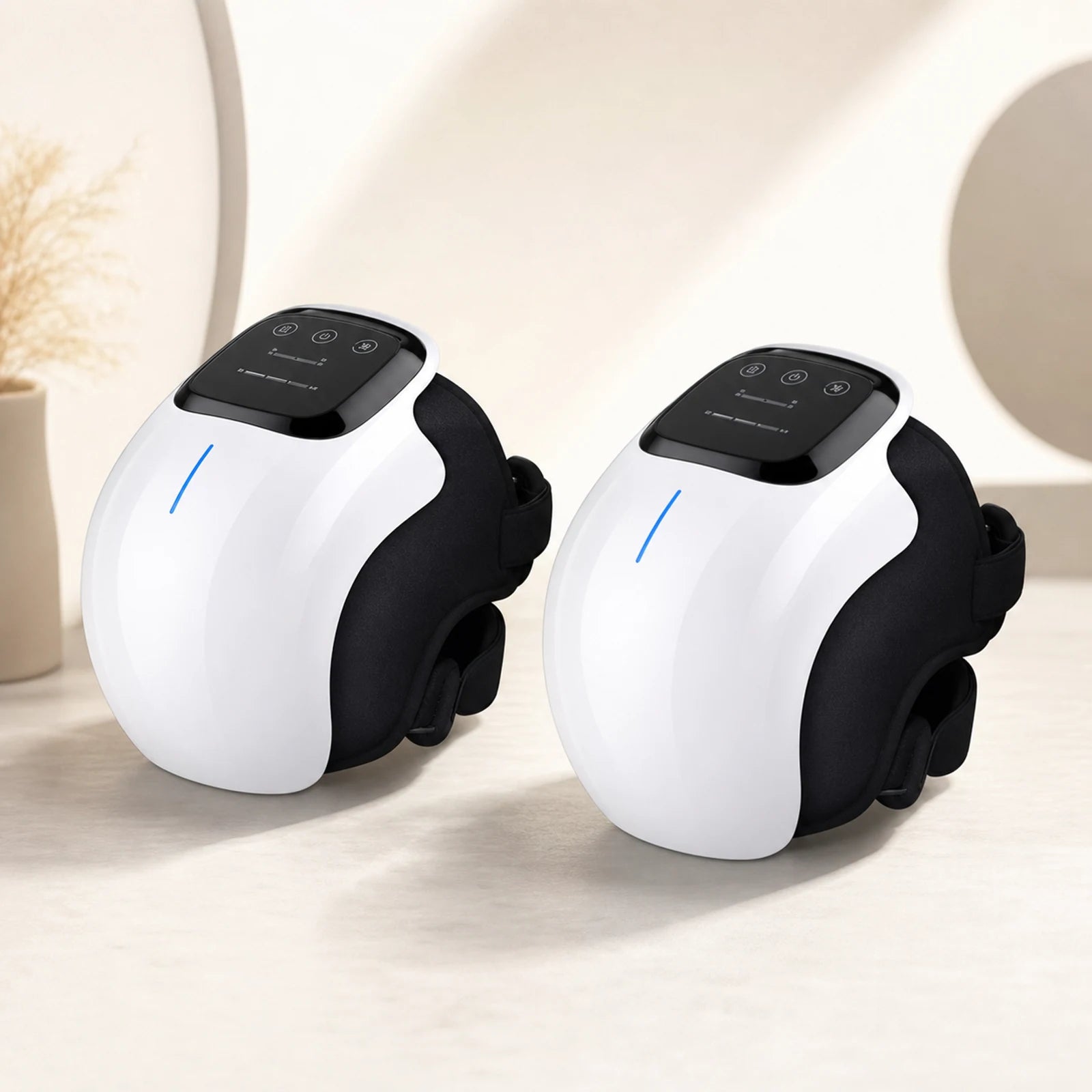 Two Foxiora electric knee massagers shown as a premium Buy 2 bundle